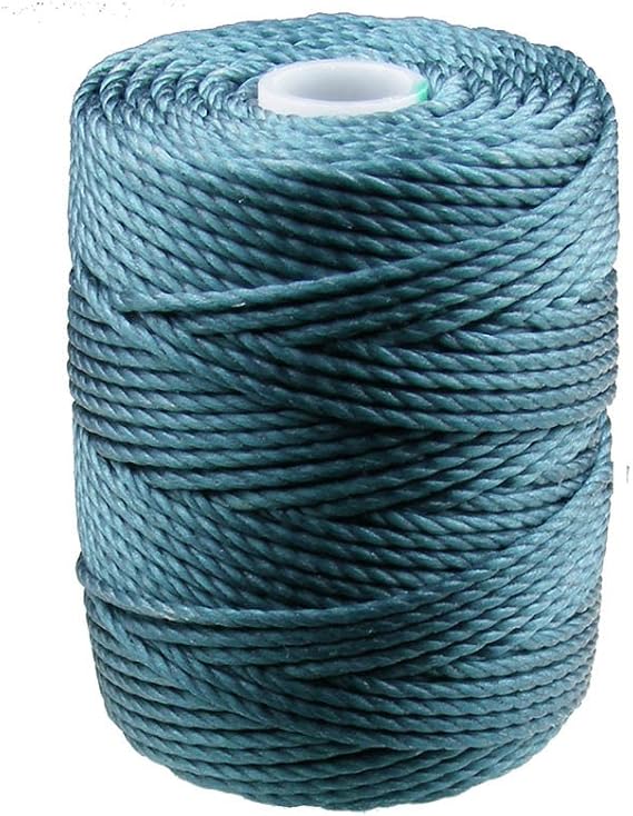 C-Lon Tex 400 Heavy Weight Bead Cord, Cerulean - 1.0mm, 39 Yard Spool