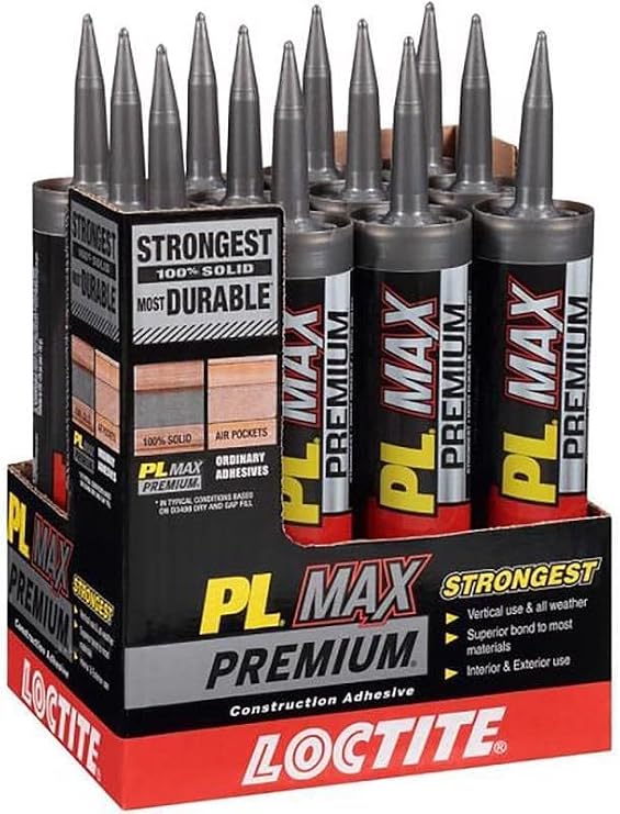 Loctite PL Max Premium Construction Adhesive 9 oz., 12 Pack