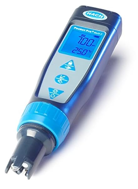 Hach Pocket Pro+ Multi 2 Tester, pH/Cond/TDS/Salinity, 9532800