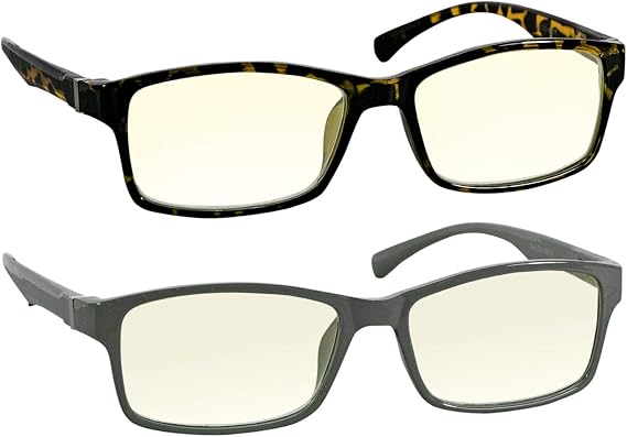 TruVision Readers - 9601 Computer Reading Glasses w Blue Light, Anti Reflective, Acrylic Lenses