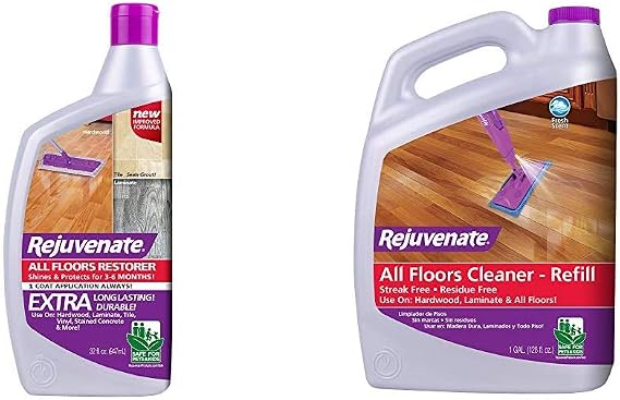 Rejuvenate All-Floors Restorer 32oz & All-Floors Cleaner 128oz