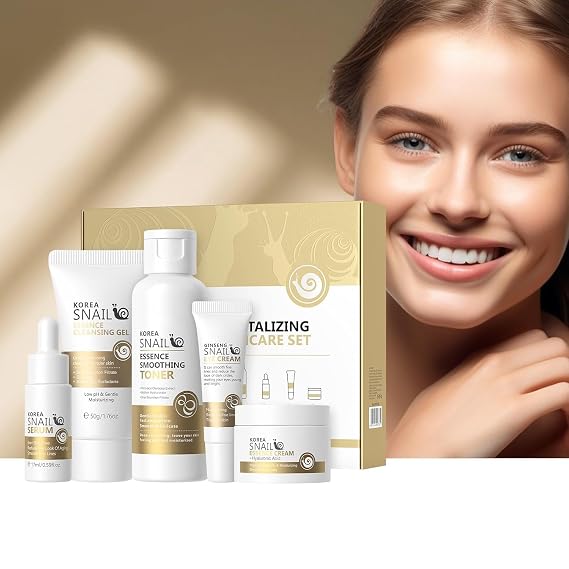 Skin Care Sets & Kits Facial Beauty Skincare Gifts For Teenage Girls with Cleanser,Toner,Serum,Eye Cream,Face Cream, Firming Hydrating Skin Care Christmas Gifts