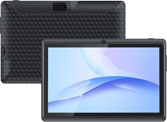 ZZB Tablet 7 inch Android Tablets 4GB RAM 32GB Storage 1024GB SD Expansion Tablets PC, Quad-core Processor 1024x600 IPS HD Touchscreen 2MP+5MP Dual Camera Tab, WiFi6 Bluetooth 3000 mAh Battery Tablet