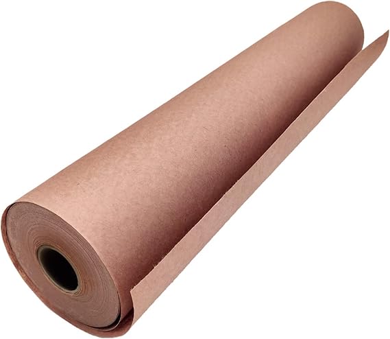 Pink Butcher Paper Roll, Foot Roll of Food Grade Peach Butcher Paper, for Smoking Meat - Unbleached, Unwaxed and Uncoated Kraft Paper Roll, Smoker Safe, Use Wrap While Cooking for Tender Meat,18x175'