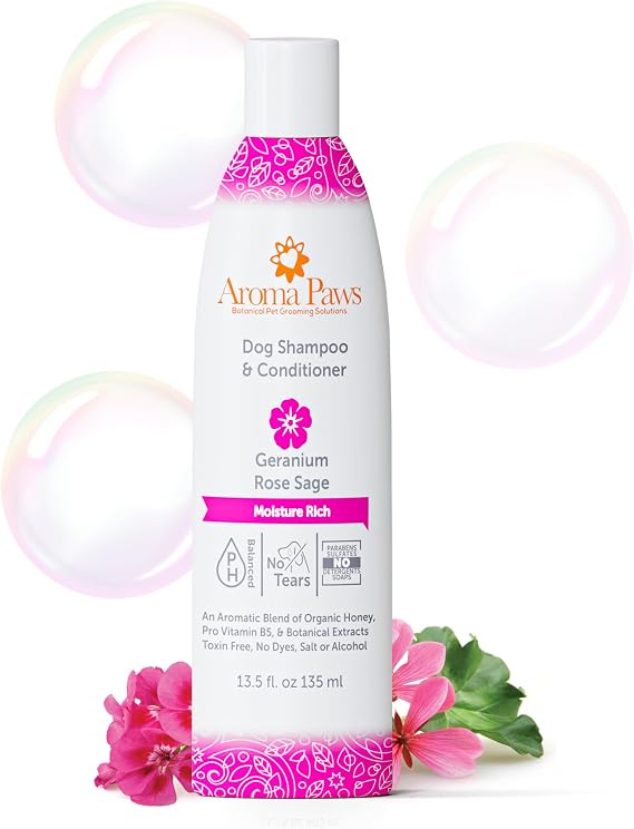 Shampoo & Conditioner in One Geranium Rose Sage