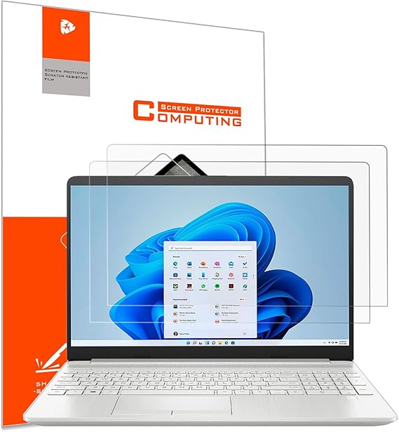 2 Pack 15.6 inch Anti Glare Screen Protector for HP 15.6" Laptop /HP Envy x360 /Pavilion /Probook /EliteBook /OMEN /Chromebook, HP 15-eg 15-eh 15-er 15-dw 15-dy 15-ef 15-ee 15-ed 15t 15z 15m Laptop | Envy x360 /Ominbook 3/Pavilion /Probook /EliteBook /OMEN /Chromebook, HP 15-eg 15-eh 15-dw 15-dy 15-ef 15-ee 15-ed