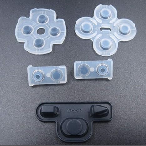 Conductive Pad Silicone Rubber Button Pads Replacement for PS3 Controller