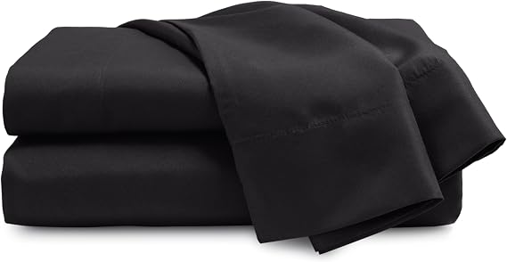 Martex Easy Living 4-Piece Full Sheet Set, Black
