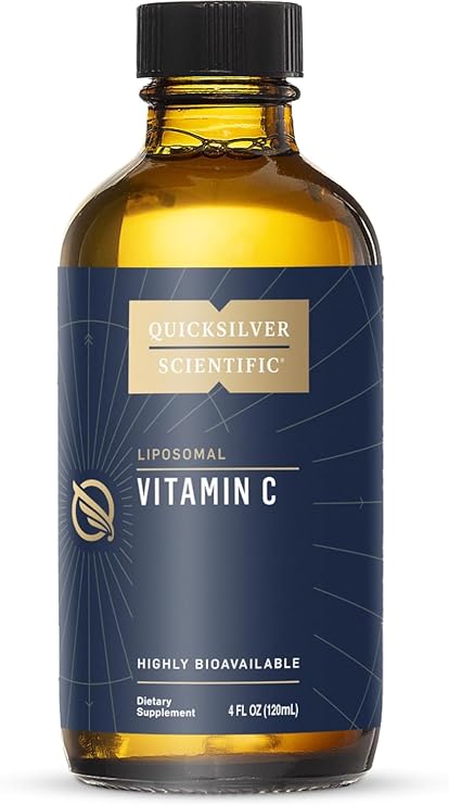 Quicksilver Scientific Liposomal Vitamin C, Vegan & Non-GMO, 4oz / 120ml