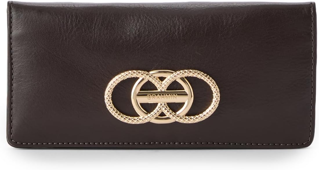 BRAHMIN Ady Wallet - Chocolate Deveron