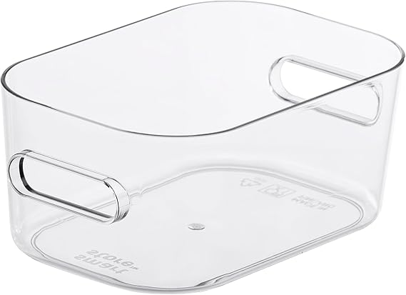 SmartStore Storage Box XS Transparent BPA-Free for Office & Kitchen Compact Stackable