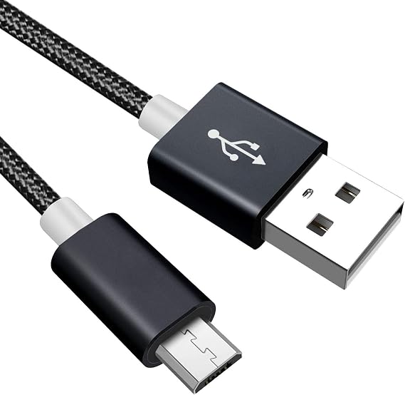 Replacement PS4 Controller Charging Cable Sync Cord, Play and Charger Cable Compatible for PS 4/ DualShock 4/ PS4 Slim/ PS4 Pro/Xbox One/One S/Xbox One Elite/Xbox One X Controllers (3.3ft)(BLACK)