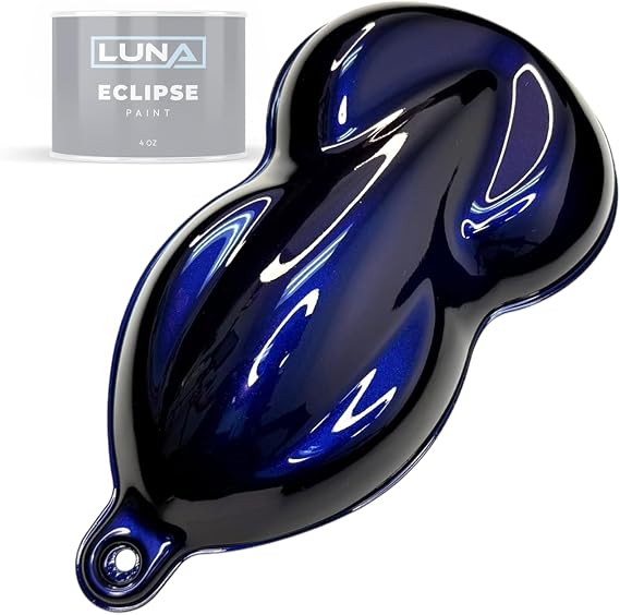 ZBB Metallic Color-Shift Midcoat Automotive Paint (4oz) - Professional Custom Finish for Small Projects & Touch-Ups Luna Eclipse