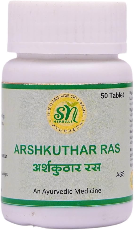 Arshkuthar Ras | Traditional Ayurvedic Herbal Tablets | Classical Botanical Formula Inspired by Ayurvedic Practices | 50 Tablets