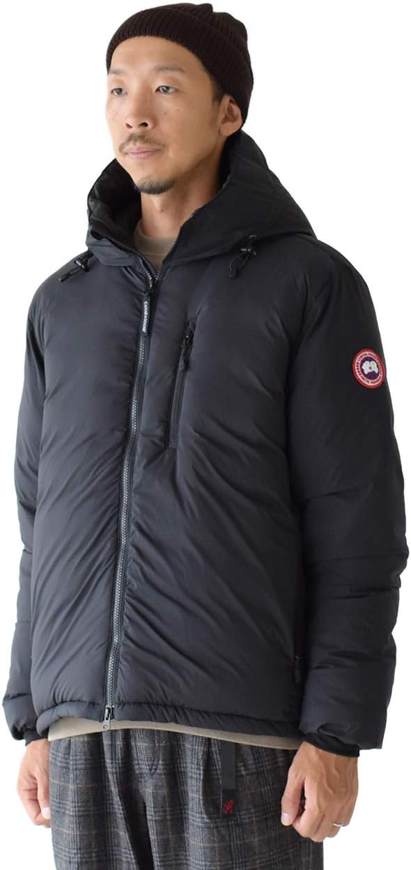 Canada Goose Lodge Hoodie, LODGE HOODY Light Down Jacket, Mens, 2020 AutumnWinter, 5078M, XLBlack