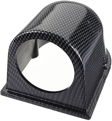Etopars Carbon Fiber 2 52mm Universal One Hole Dash Dashboard Car Gauge Pod Mount Holder ABS