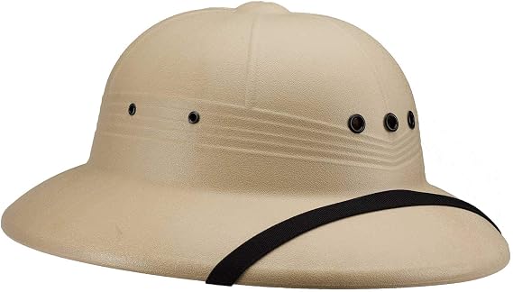 High Density Polyethylene Pith Helmet Tan