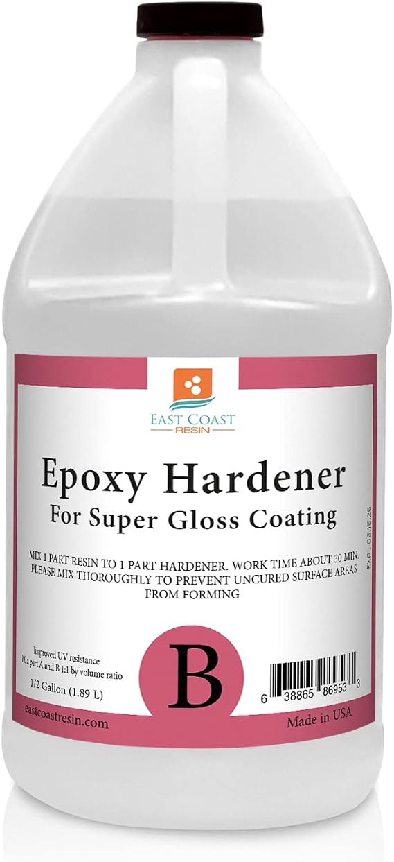 Crystal Clear Hardener ONLY 1/2 Gal