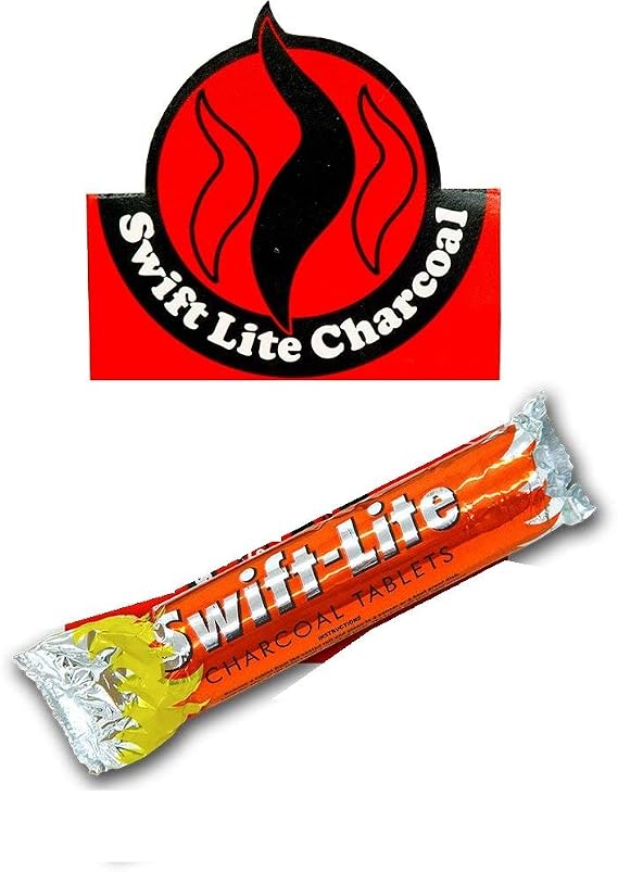 Swift-Lite Incense Burning Charcoal, 10 Disk Pack