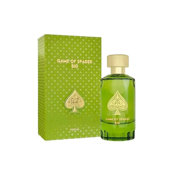 Jo Milano Game of Spades Bid Parfum Spray | 3.4 oz (100ml) | Warm Spicy, Oud, Leather, Sandalwood Scent | Long Lasting Fragrance for Men and Women (Unisex)