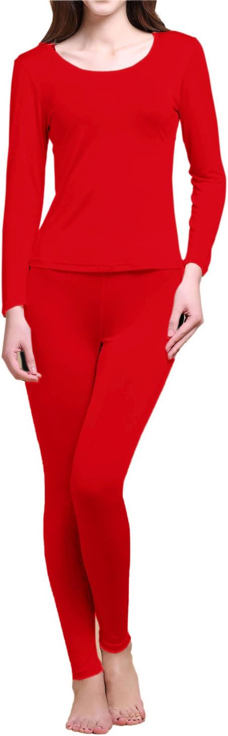 Paradise Silk Pure Silk Knit Women Thermal Long Johns Set