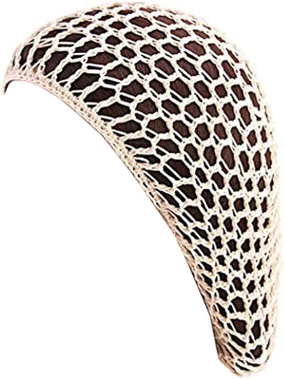xzbailisha Women's Colored Short Hair Net Snoods