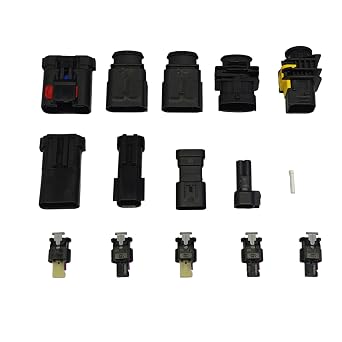 15PCS Electrical Tuner Harness Plug Kit Connector Replacement Kit for Dodge Cummins 6.7L 2019-2024