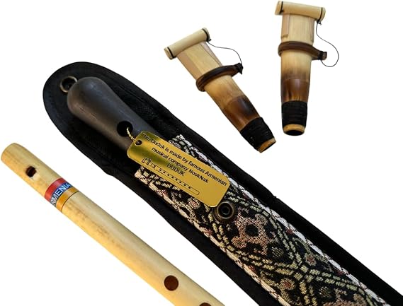 Armenian Duduk, Professional Duduk, Key A Duduk, 2 Reeds, National Taraz Case, Playing Instruction and Flute