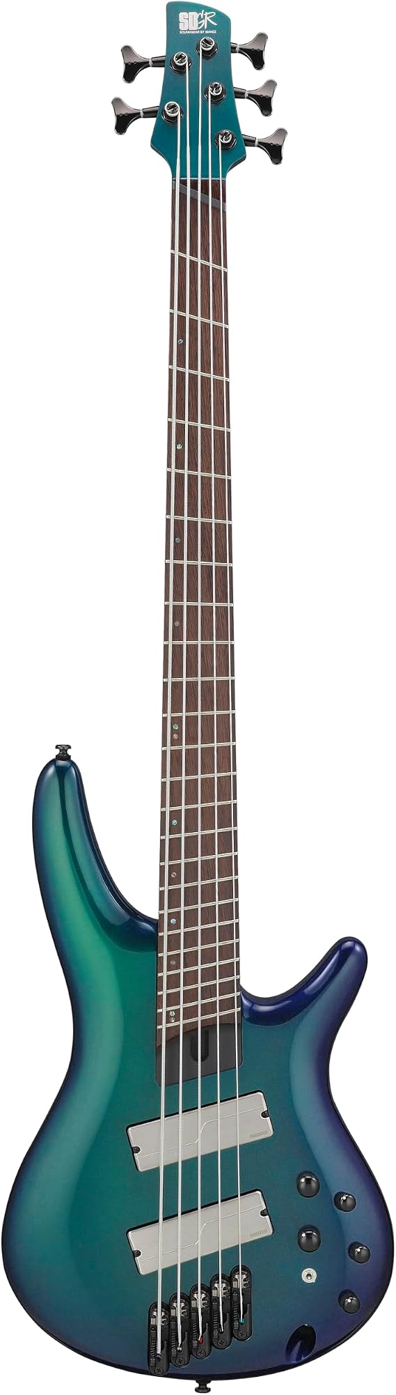 Ibanez Bass Workshop SRMS725 5-string Multi-scale Electric Bass Guitar - Blue Chameleon