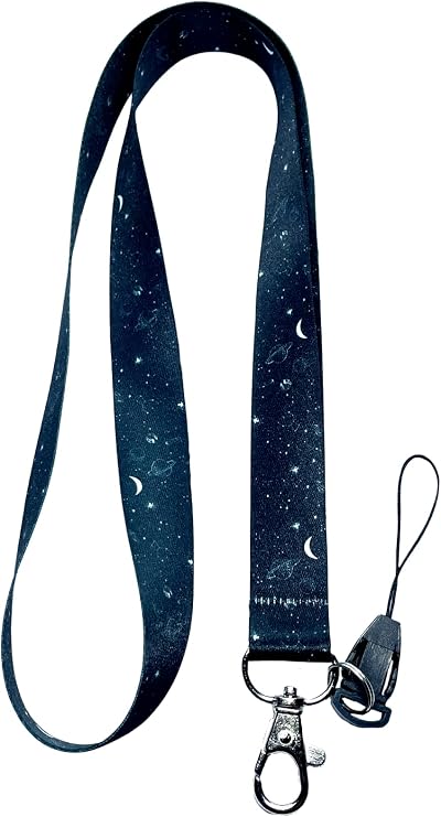 Galaksi Takım Yıldızı Boyun ipi Telefon Askısı Lanyard