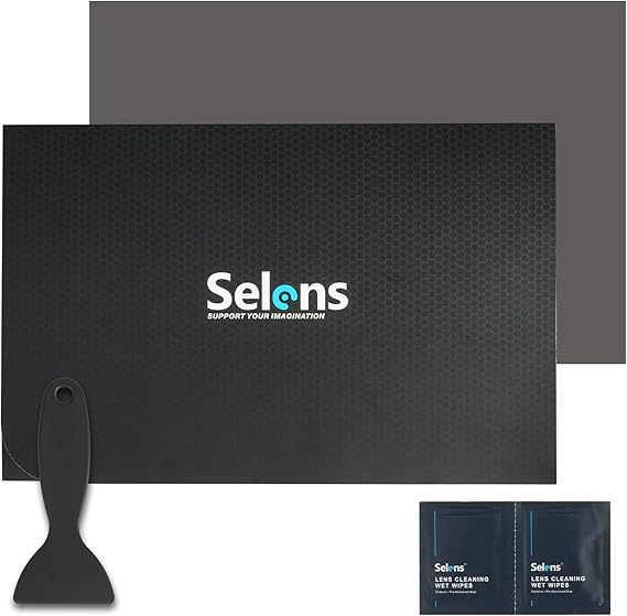 Selens 7.8x11.8 inch Non-Adhesive Polarized Film Sheets,1Pcs | Polarizer Film for Physics Education, Photography, Screen