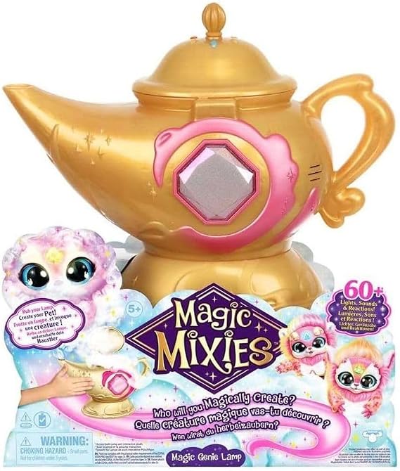 Magic Mixies Genie Lamp Magic Pink Plush Toy