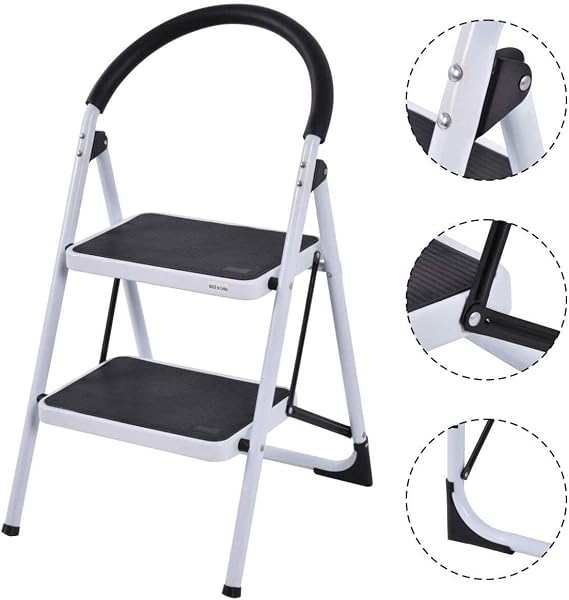 Foldable Two Steps Ladder