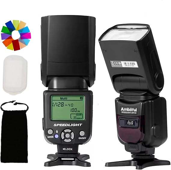 AMBITFUL AF970 Camera Flash Speedlite GN35 Manual S1/S2 2.4G Wireless