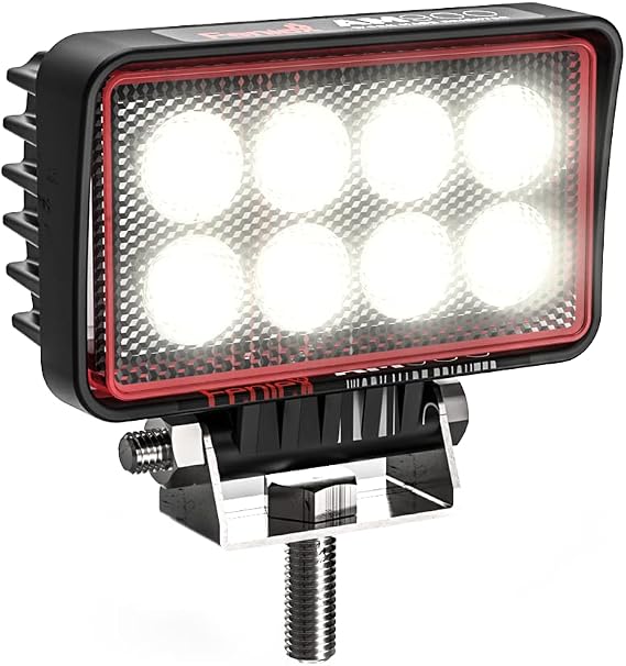 Feniex AM900 Work Light | 8 LED Flood Light, Bright 1 Watt LEDs, SAE Class 1 | Vehicle Driving and Scene Light