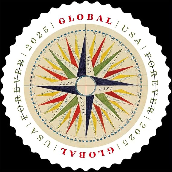Global Forever international U.S. Postage Stamps Sheet of 10 Stamps