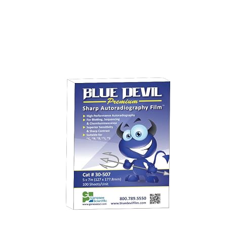 Autoradiography Film 5x7, Blue Devil, Premium, 100 Sheets/Unit