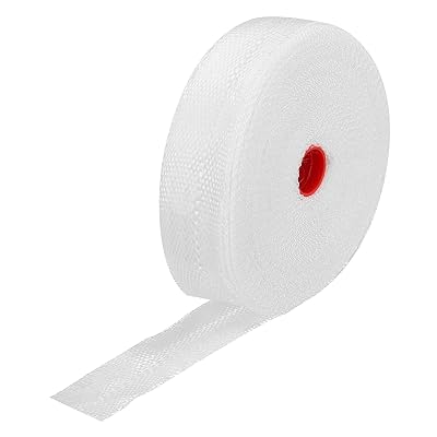 MECCANIXITY Fiberglass Cloth Tape Fiberglass Mesh Glass Fiber Mesh Woven Fiberglass Fabrics Insulation Tape 30m33 Yard x20mmx0.17mm for Reinforcement Repair