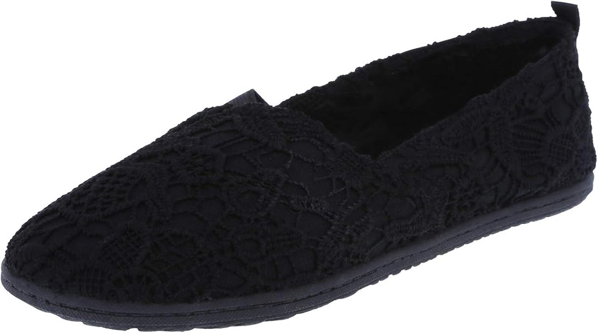 Airwalk Women's Black Crochet Women's Dream Slip-On 13 Regular
