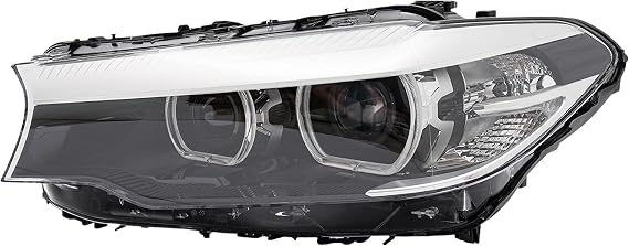 Front Headlight Assembly For 2017-2020 BMW 5 Series G30 G31,Left Driver Side Replacement,LED Headlamp Black Housing Clear Lens