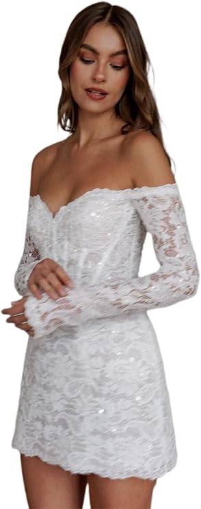 zcbang Short Wedding Dresses for Bride 2026 Strapless Lace Bridal Gown with Detachable Sleeve