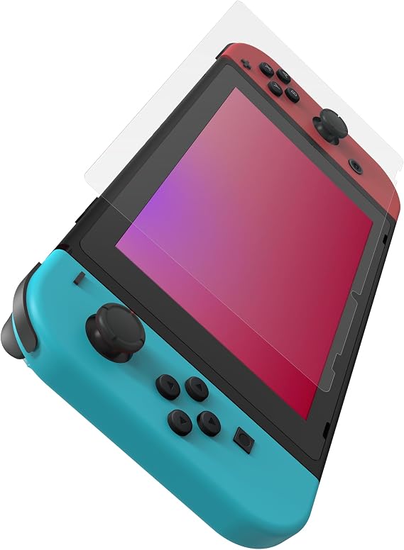 ZAGG InvisibleShield Tempered Glass Screen Protector for Nintendo Switch - Impact & Scratch Protection, Smudge Resistant, Easy Bubble-Free Installation
