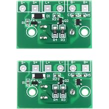 2Pcs 3.7V Solar Lamp Controller Module with Switch Suitable for Solar Lights