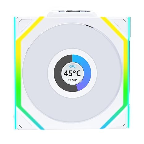 Lian Li UNI SL 120mm Wireless ARGB PWM Fan - White, 12cm, Desktop, Radiator Compatible