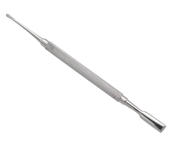 Cuticle Trimmer Remover Tool Pusher Spoon Nail Cleaner Dual Sided Stainless Steel Scraper Polish Gel Remover Manicure