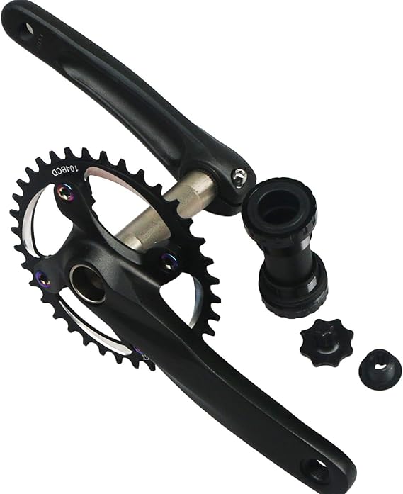 170mm Crankset 30T 32T 34T 36T 38T Single Speed Mountain Bike Cycling Road Bike Crank Arm Set