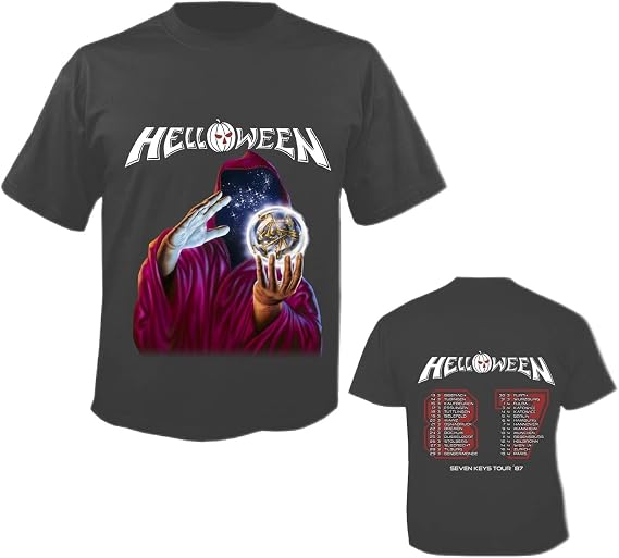 2Bhip Helloween Keeper of the Seven Keys Tour '87 T Shirt Black