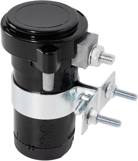 FARBIN Air Horn Compressor 12V, Mini Pump Air Horn, Air Pump for Horn Black