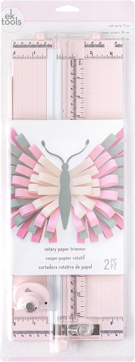 EK Success Rotary Paper Trimmer-Pink