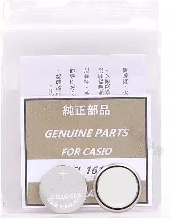 Replacement for Panasonic CTL1616 CTL1616F Battery Cell #10065657#10291127#10382262#10175828#94806704 for Casio Solar Powered Watches